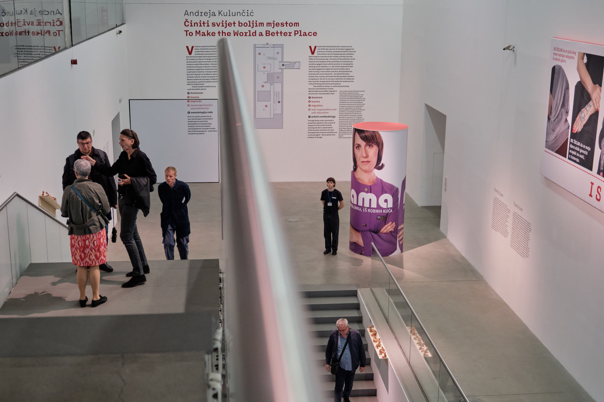 Alma Prica i Jadranka Đokić s predstavom Susret društvenog JA zatvaraju retrospektivu Andreje Kulunčić u MSU Zagreb
