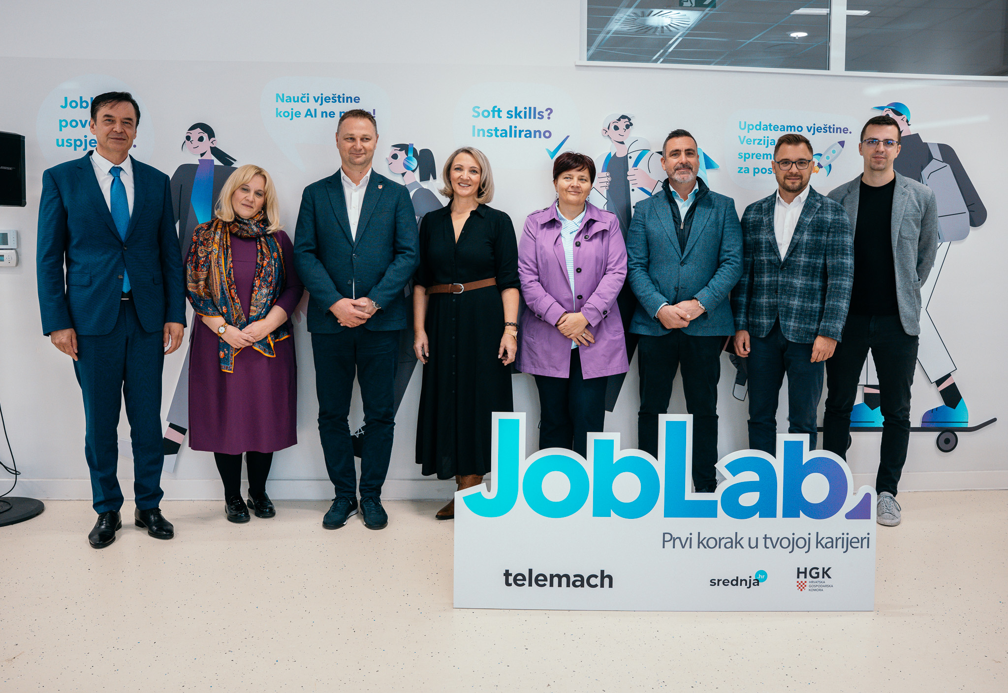 Dragan Kovacevic, Valerija Turk-Presecki, Marko Marusic, Tina Jelic-Balta, Lidija Novosel, Mislav Galler, Igor Duić, Marko Matijevic Job Lab HelloMagazin Croatia Hrvatska