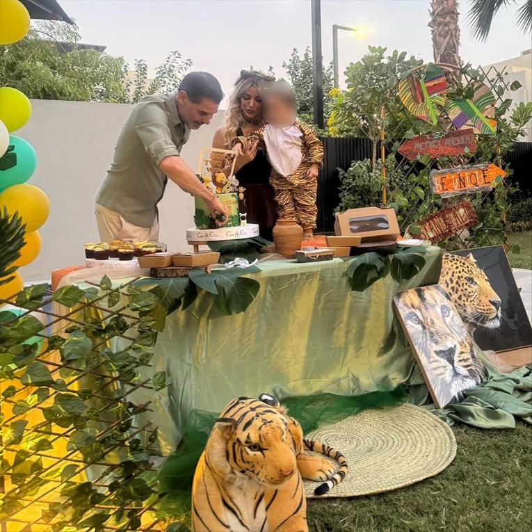 Fani Stipković i Fernando Hierro proslavili sinov drugi rođendan