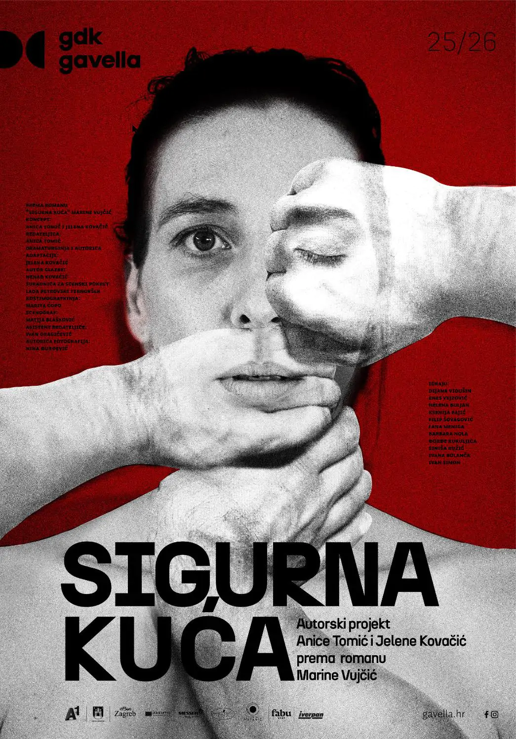 Jeste li uočili ženske siluete prekrivene plahtama i krvava lica na trgovima Donosimo detalje predstave Sigurna kuća 