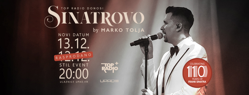 Marko Tolja rasprodao Sinatrovo u rekordnom roku pa najavio još jedan datum Ovo stvarno nisam očekivao