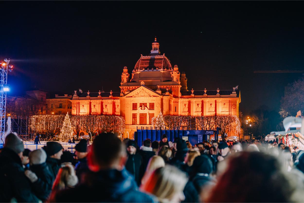 Blagdanska čarolija u Zagrebu glazba, klizanje i gastronomija