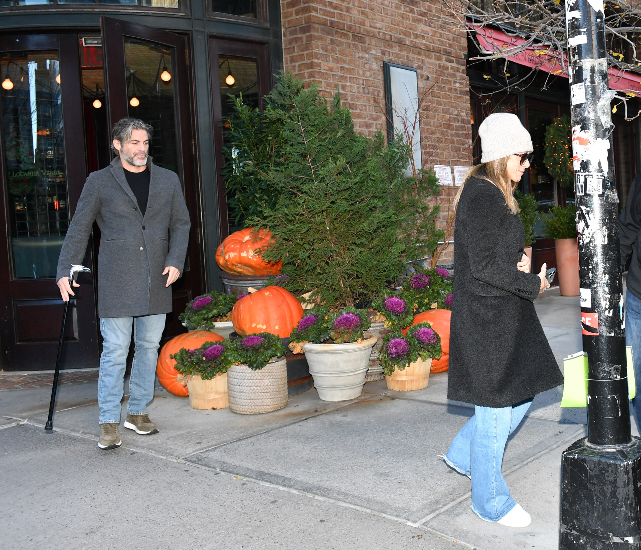 Jennifer Aniston and Boyfriend Jim Curtis are Spotted on a Brunch Date in New York City