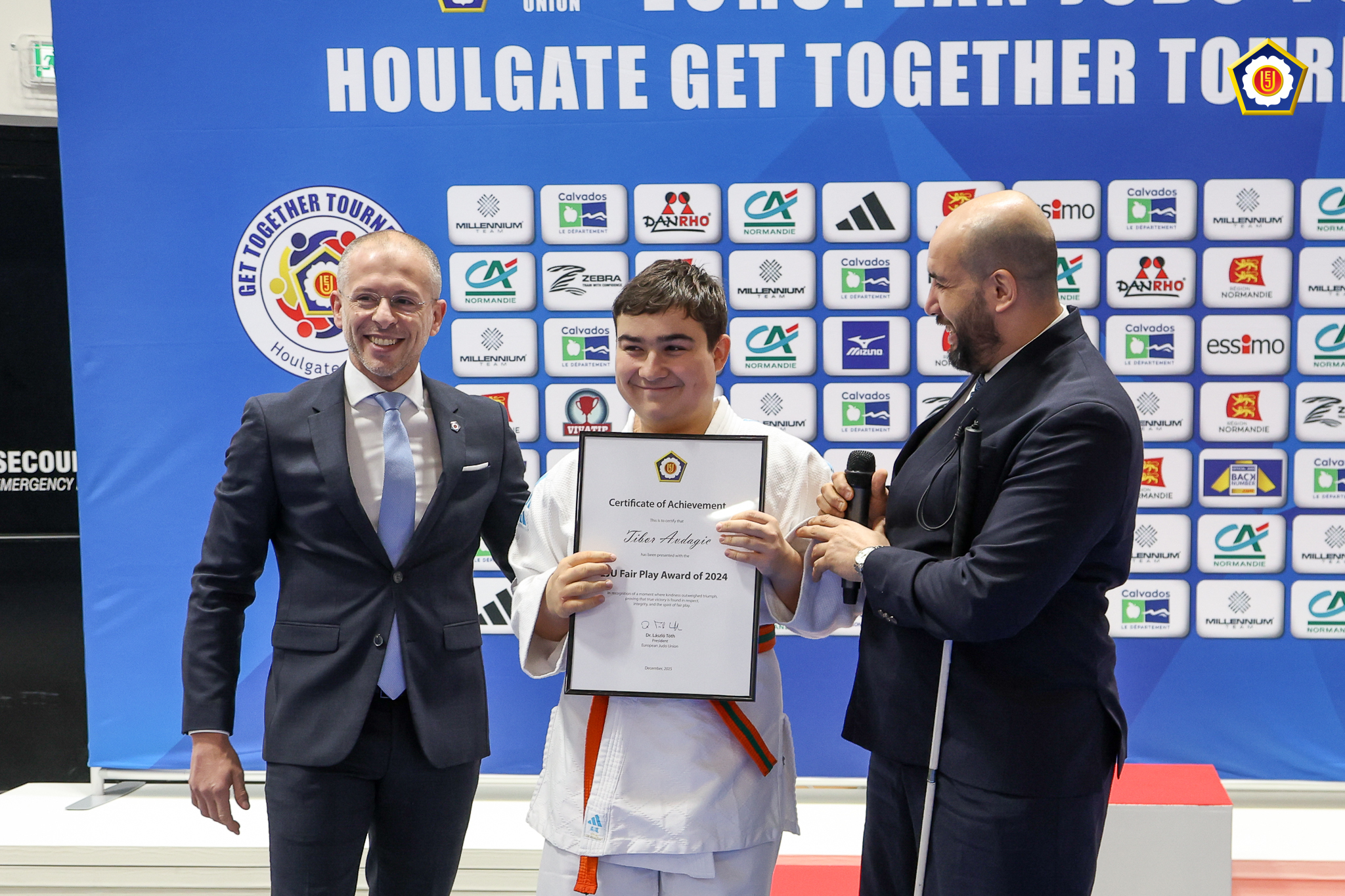 SAMOBORSKI SPORTAŠ TIBOR AVDAGIĆ, PETNAESTOGODIŠNJI DJEČAK IZ SPEKTRA AUTIZMA, OSVOJIO FAIR PLAY NAGRADU EUROPSKE JUDO UNIJE