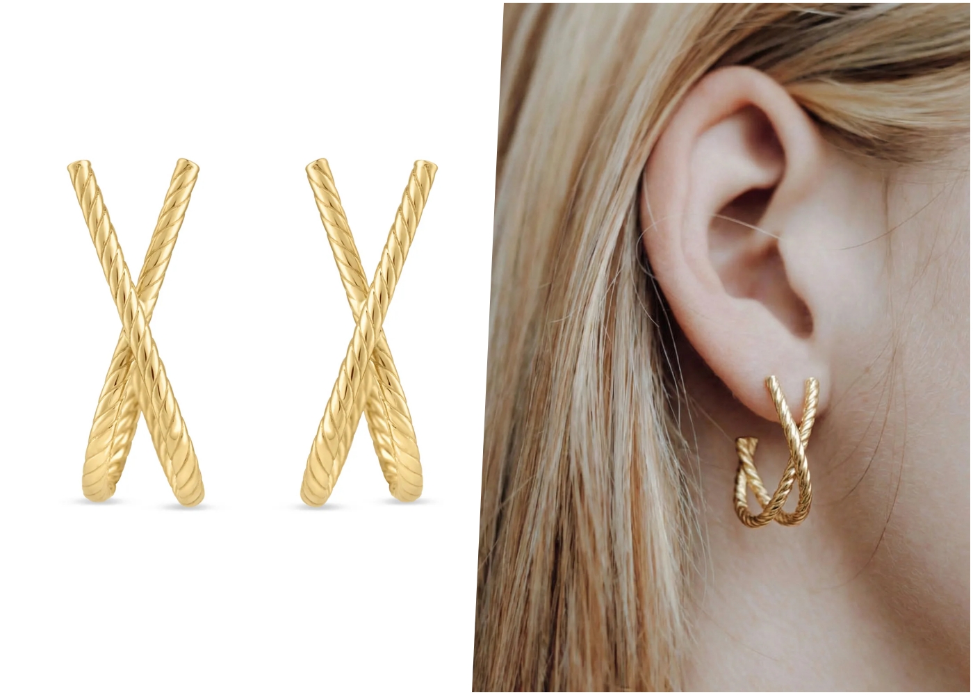 Adrano zlatne naušnice