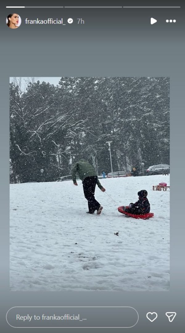 Franka Batelić uživala u zimskim radostima hello magazin croatia hrvatska