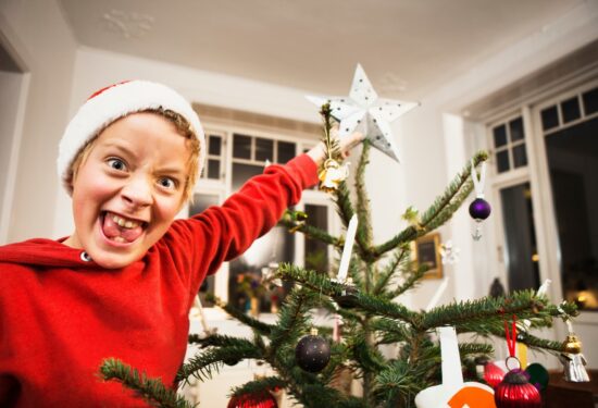 ukrašeno božićno drvce