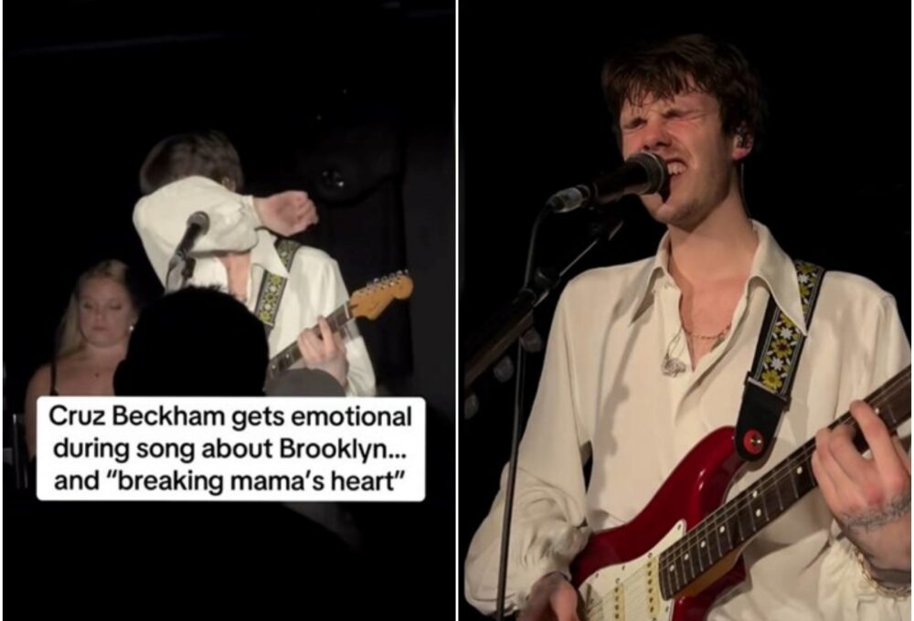 Cruz Beckham se rasplakao na pozornici