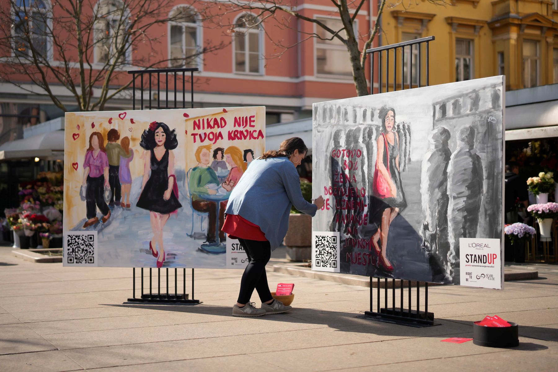 L'ORÉAL PARIS KAMPANJOM STAND UP PRETVORIO CVIJETNI TRG U PROSTOR SOLIDARNOSTI I AKCIJE 