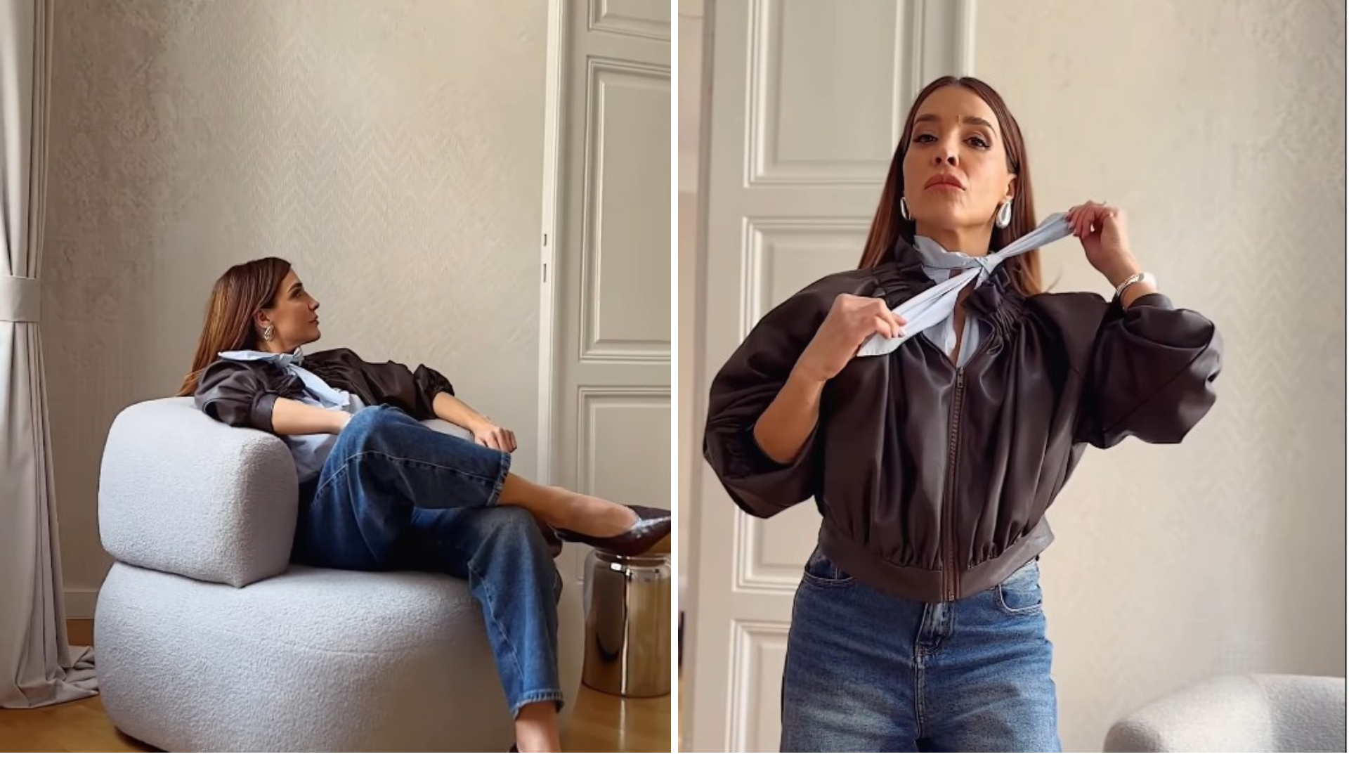 Marijana Batinić vintage jakna smeđa