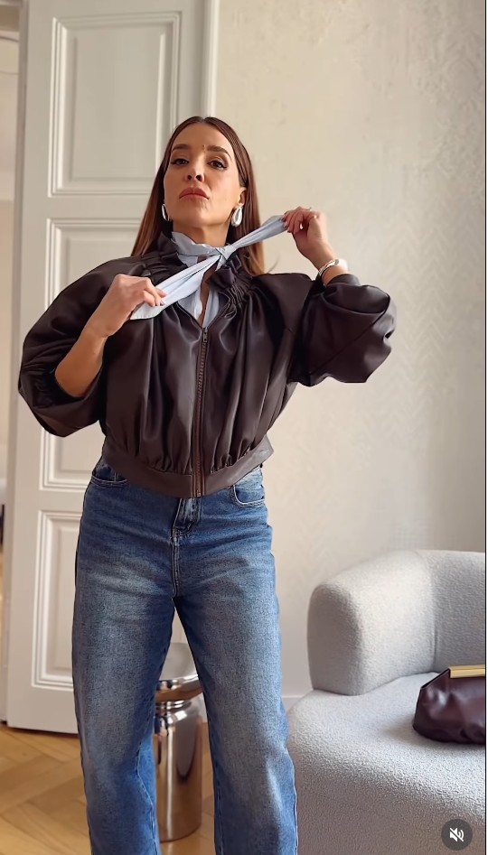 Marijana Batinić vintage jakna smeđa