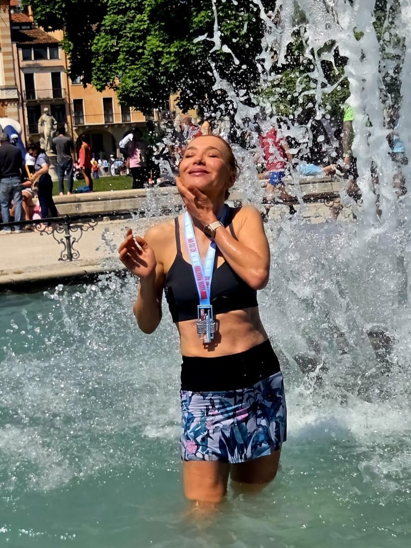 Ecija Ojdanić nakon maratona rashladila