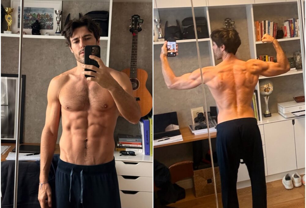 Bez majice, ispred ogledala i u ležernoj trenirci, Soltz je pokazao besprijekornu fizičku formu i jasno istaknuo rezultate predanog rada na sebi.