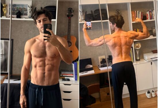 Bez majice, ispred ogledala i u ležernoj trenirci, Soltz je pokazao besprijekornu fizičku formu i jasno istaknuo rezultate predanog rada na sebi.