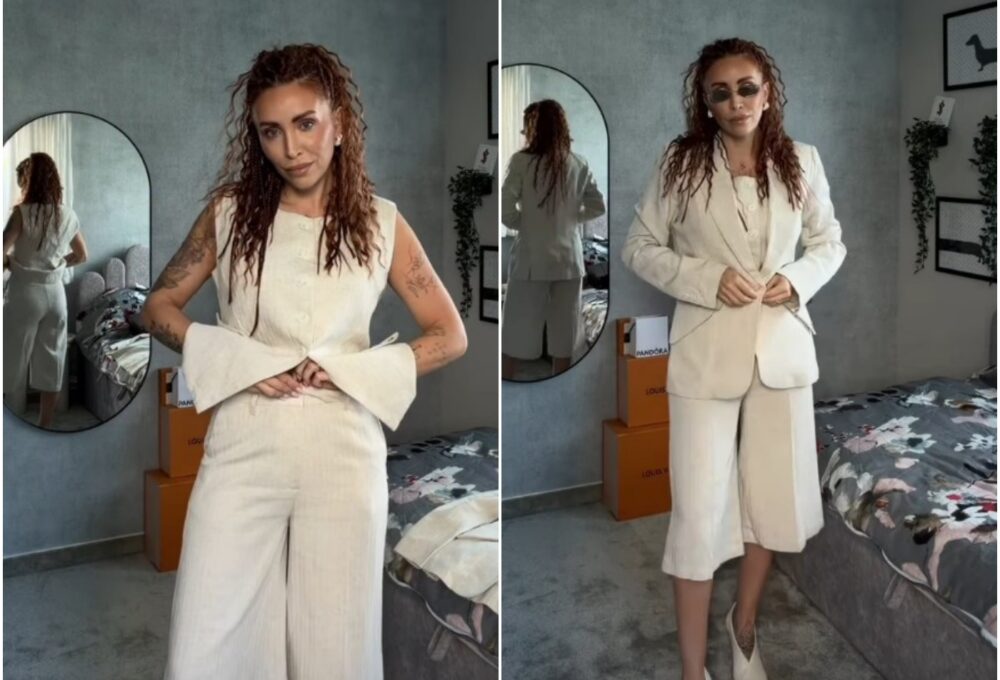 Lana Klingor Mihić oduševila nas je bež kompletom