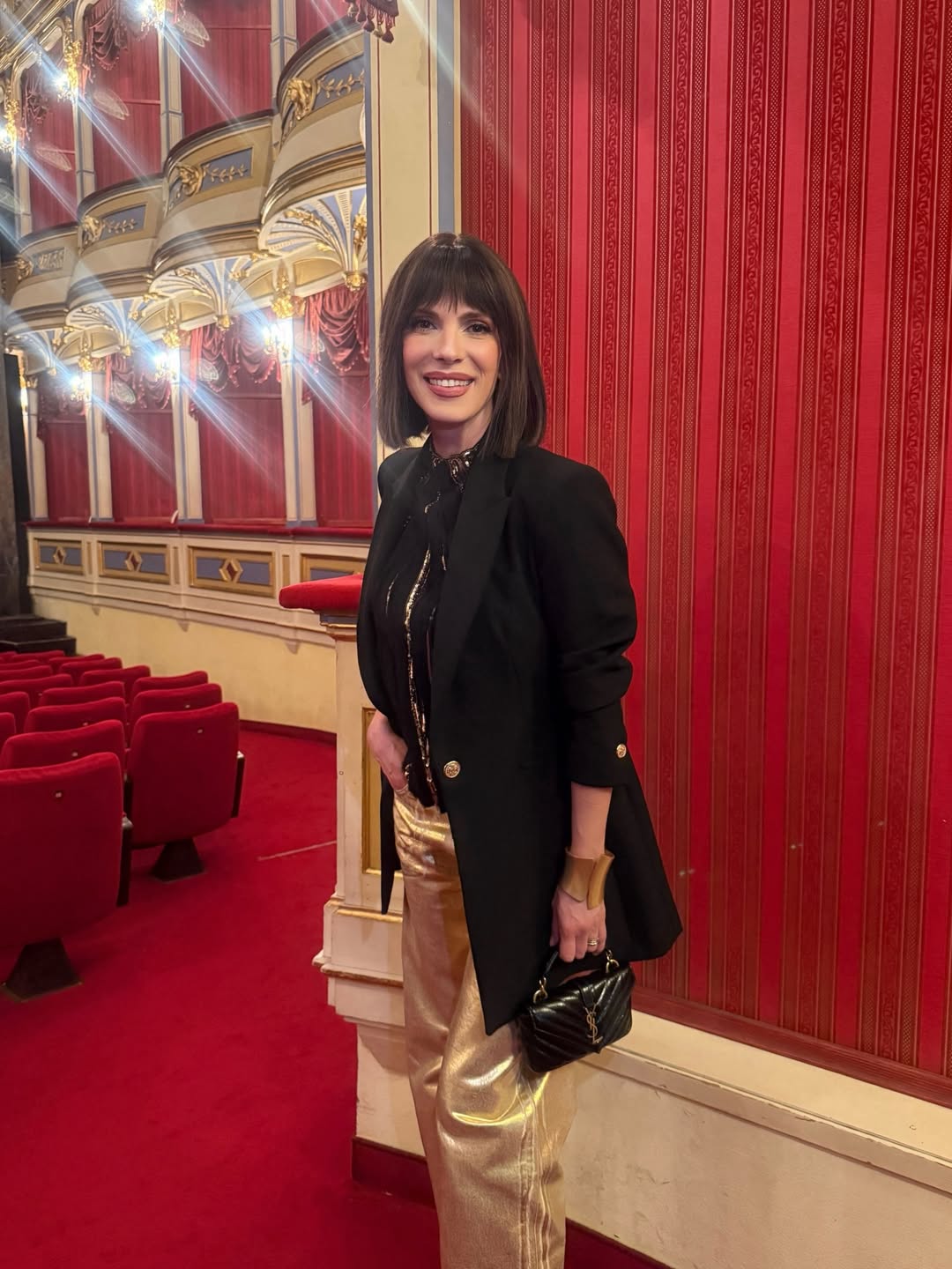 Zlatne hlače kao modni statement Bojana Gregorić Vejzović