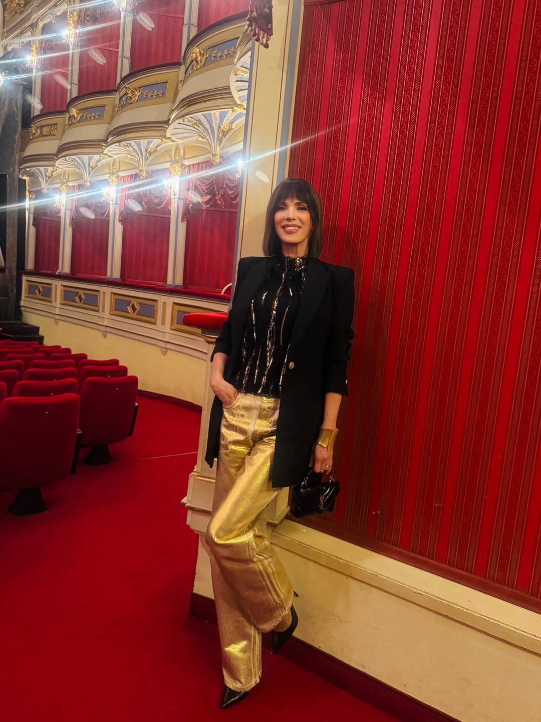 Zlatne hlače kao modni statement Bojana Gregorić Vejzović