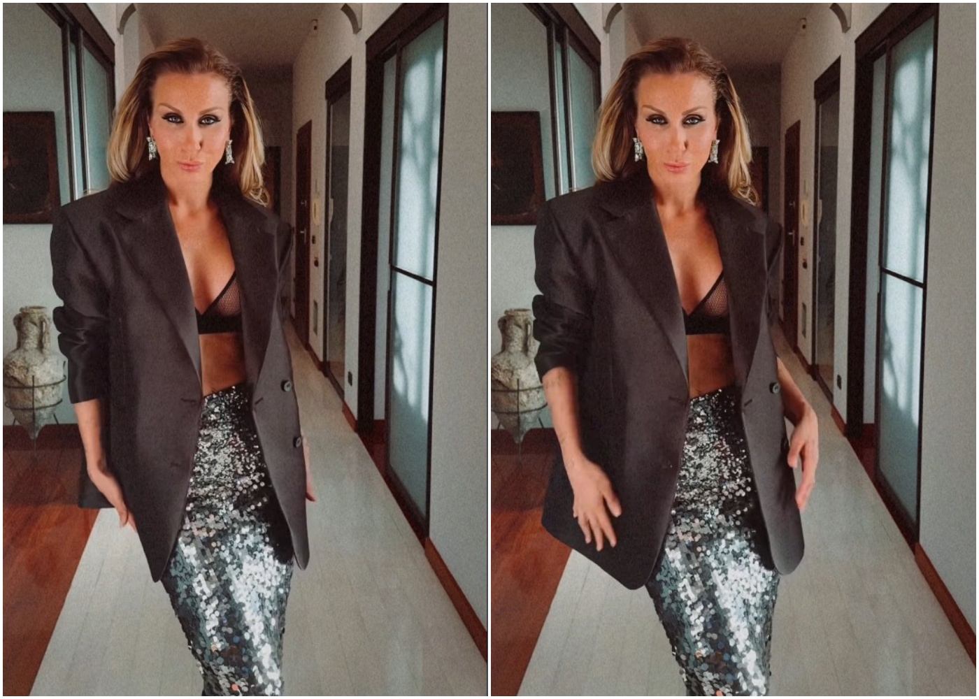 ANA GRUICA UGLEŠIĆ metalik suknja HELLO MAGAZIN CROATIA HRVATSKA