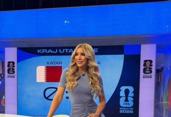 Crvena haljina Valentine Miletić bila je pun pogodak za prvu utakmicu Vatrenih
