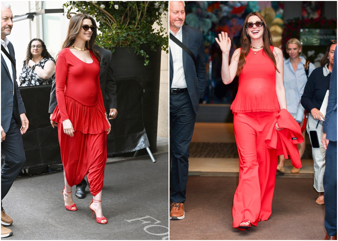 Anne Hathaway u odvažnoj crvenoj kombinaciji HELLO MAGAZIN CROATIA HRVVATSKA