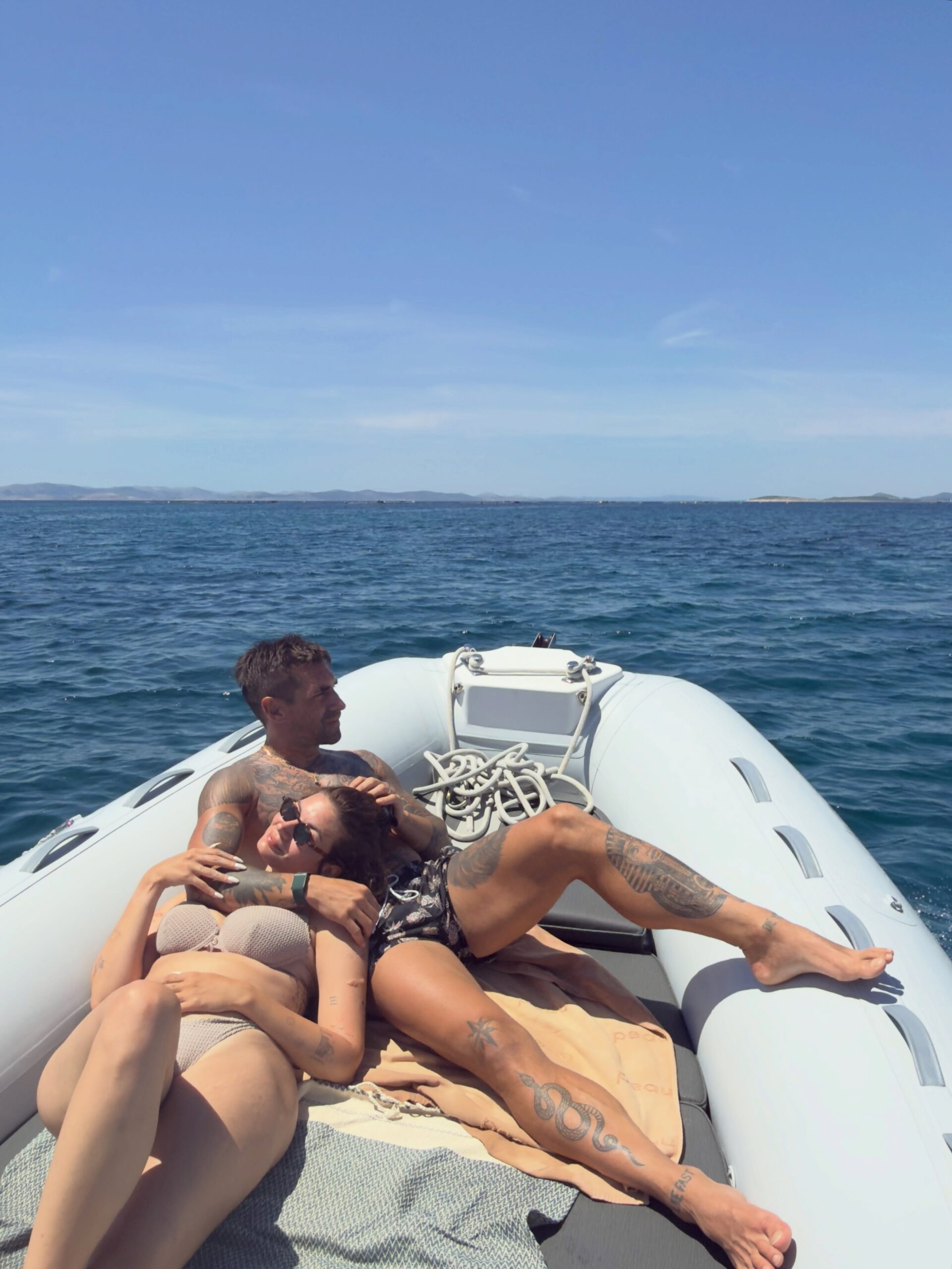 Lana Biželj, Luka Majcen, vjenčanje, Pašman, bračni odmor, mladenci,