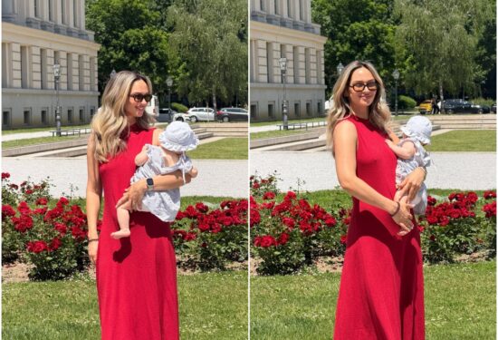 Valentina Walme u efektnoj crvenoj haljini