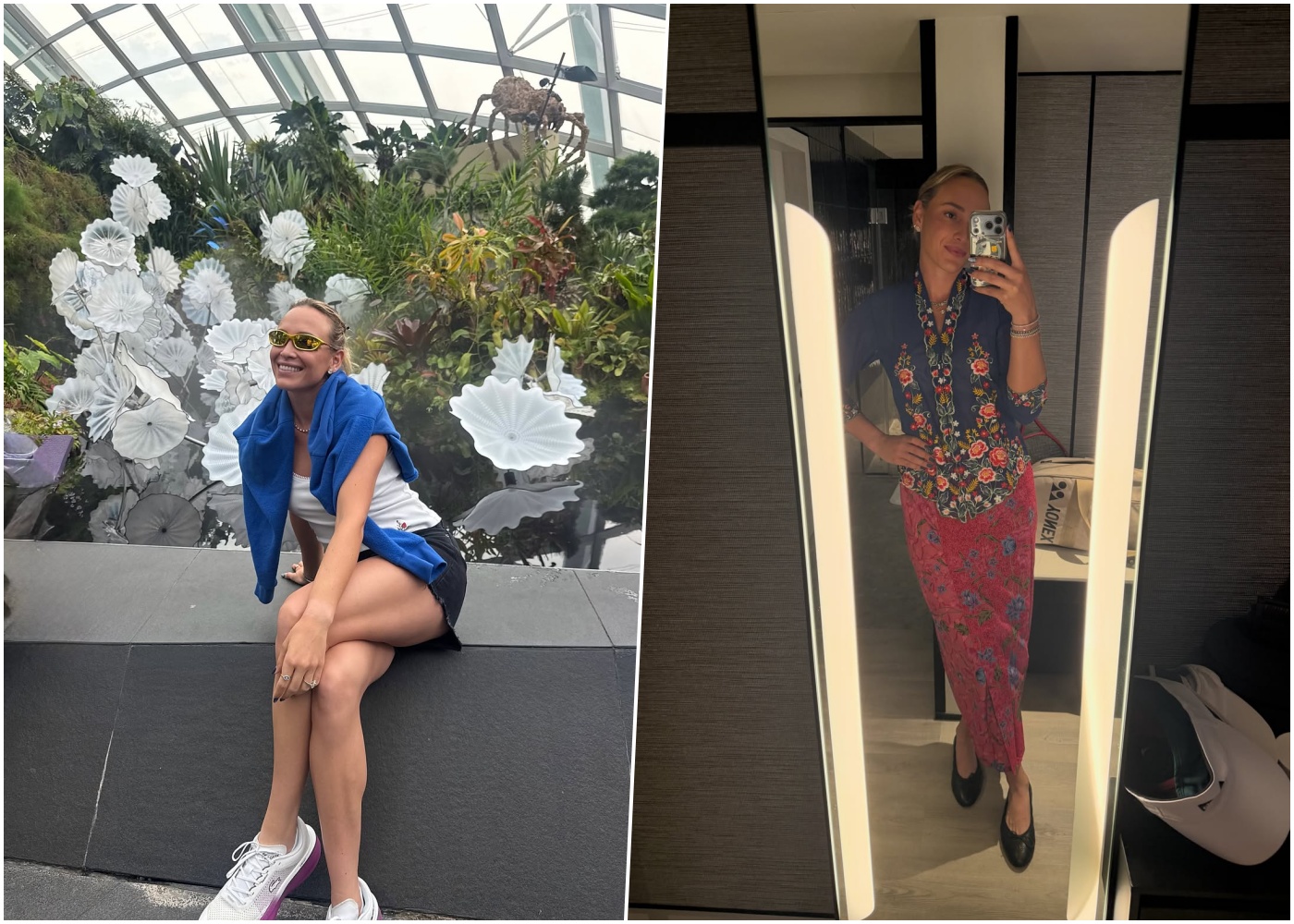 Donna Vekić podijelila trenutke iz Singapura hello magazin croatia hrvatska