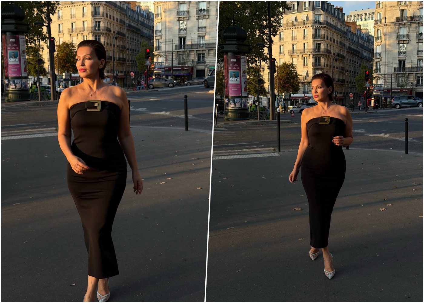 Pariz, Céline Dion i crna haljina: Nina Badrić zna recept za elegantan večernji look